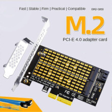 PCIE 4.0 zu M2/M.2 Adapter SATA M.2 SSD PCIE Adapter NVME/M2 PCIE Adapter SSD M2 zu SATA PCI-E Karte M Schlüssel +B Schlüssel