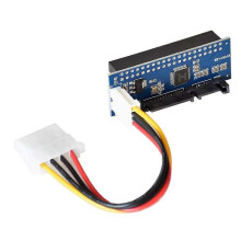 HDD 3.5 IDE-zu-SATA-Adapter Festplattenkonverter PATA IDE 39/40Pin auf SATA 22-Pin-Festplattenanschluss mit Datenkabel