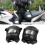 2x Motorcycle Knee Protectors Stainless Steel 11