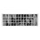 Lettres blanches Français Azerty Clavier Autocollant Couverture Noir pour PC portable 1