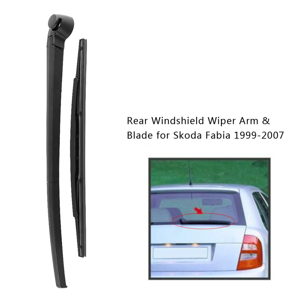 Rear Windshield Wiper Arm & Blade For Skoda Fabia 1999-2007, 48Cm 4171392947832