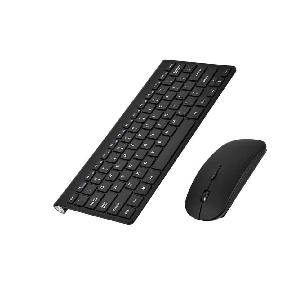 Slim 2.4Ghz Wireless Keyboard & Mouse Kit Â Compact & Quiet Black 7891392947652
