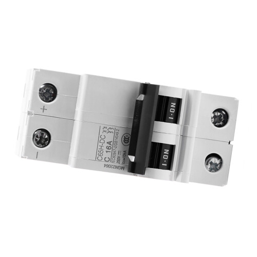 C65H-DC 2 Pole 250V DC Solar Circuit Breaker 16A Durable Air Switch 2