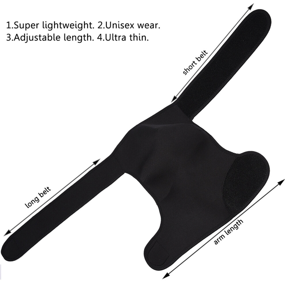 Universal Right Shoulder Support Brace Neoprene Stabilizer, Size L