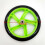 2 Teile Roller-Rad 200 mm PU-Material-Rad, transparent schwarz 3