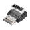 Computer-Mainboard Typ-E USB 3.1 Typ-E Schnittstelle 90 Grad Lenkung Lenkbogen vorne Typ-C Adapter installiert (PH74A) 4
