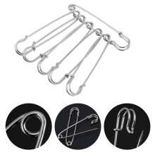 Jewellery & DIY Safety Pins 75mm Iron 50pcs for Crafting & Clothes Accs DIY