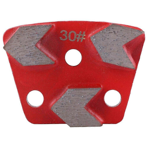 30 Grit Metal Bond Scraper Trapezoid Diamond Floor Grinding Pad Disc για την αφαίρεση συγκολλητικών κηλίδων αρ