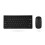 Slim 2.4GHz Wireless Keyboard & Mouse Kit – Black, Compact & Quiet 2