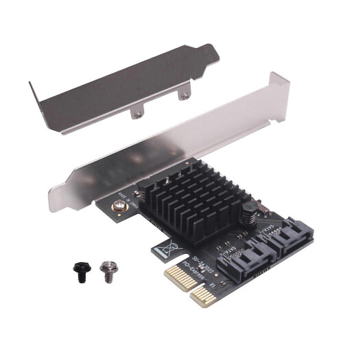 PCIe to SATA 3.0 6G SSD Adapter PCI-E PCI Express X1 Controller ...