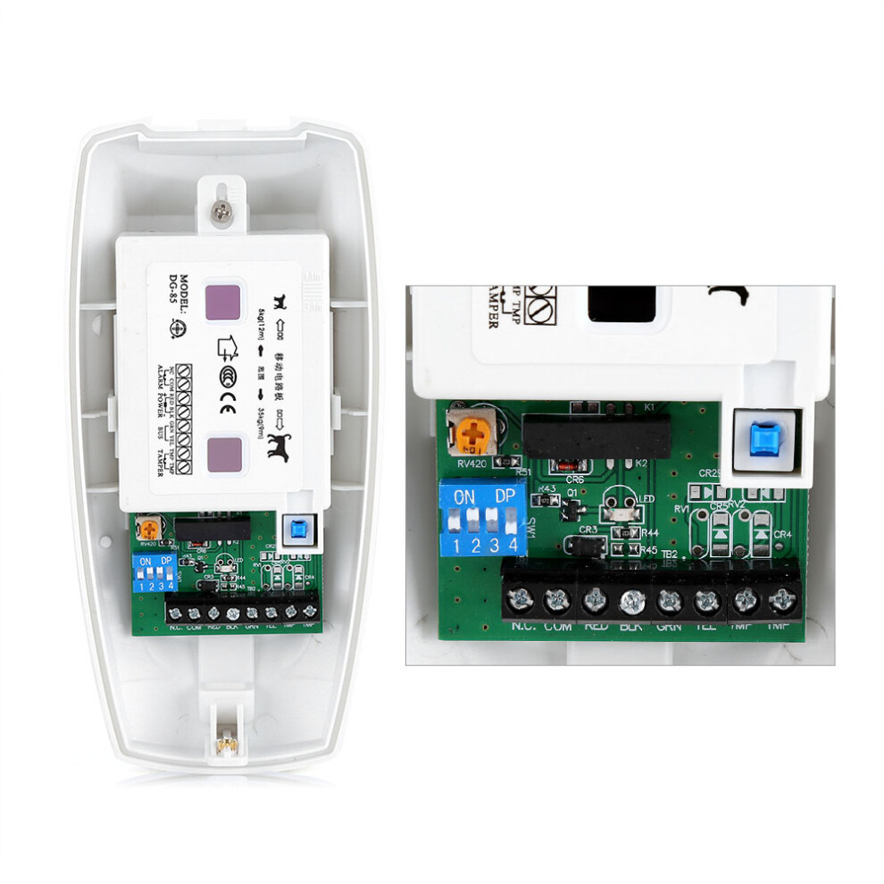 Outdoor Waterproof Wired Dual Pir Sensor Motion Detector 11M, Pet Immunity 6951392949122