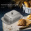 Ανοξείδωτο ατσάλι Butter Dish Box Container Elegant Cheese Server Storage Keeper Tray με καπάκι που κρατιέται 5