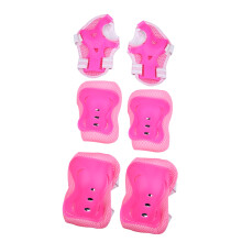 7pcs Pink Sports Protective Gear Set for Kids Ages 4-16