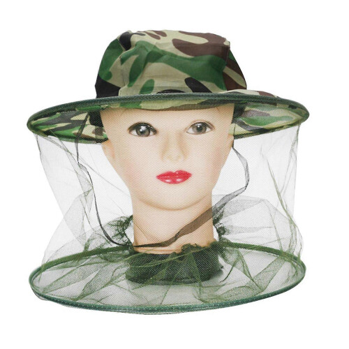 2X Beekeeper Antimosquito Bee Bug Insect Fly Mask Cap Hat with Net Mesh Face Protection 1