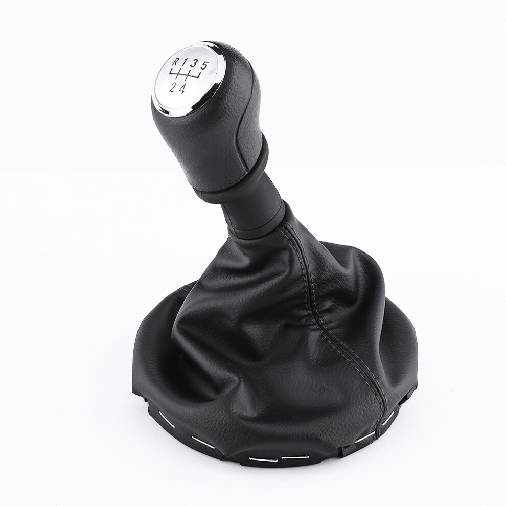 5-Speed Gear Shift Knob Gaiter Kit For Transporter T5/T6 2003-2011 Black 7611382824943