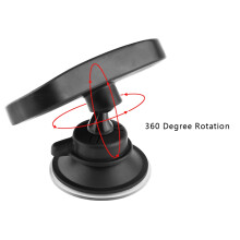 Adjustable Black Car Baby Mirror with Suction & Clip, 8x5cm