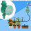 Automatic Electric Garden Irrigation Timer, LCD, Green, 162x86mm 1