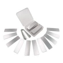 Etichette da giardino impermeabili, etichette metalliche bifacciali per piante con rivestimento anti-UV, facili da usare per i tuoi progetti di