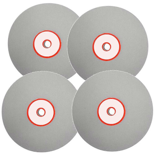 Disco de polimento diamantado de 4 peças 600 800 1200 3000 de grão 3000 de 6 polegadas para roda de rectificação de roda de atenuação Ferram 1