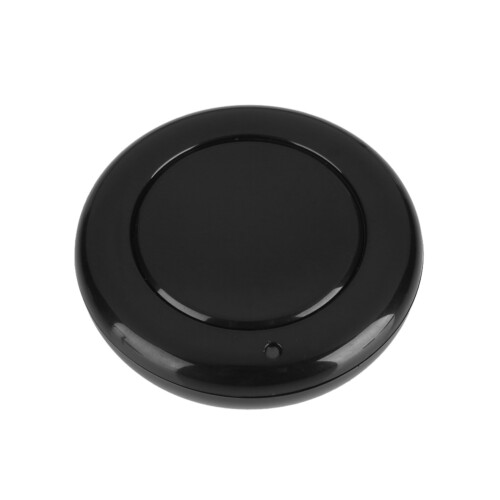 RF 433MHz EV1527 Wireless Remote Round Transmitter 1 Button Black Wall Mount 1