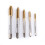 5pcs Titanium Coated HSS Tap Kit M3 M4 M5 M6 M8 - Forward Chip Ejection 3