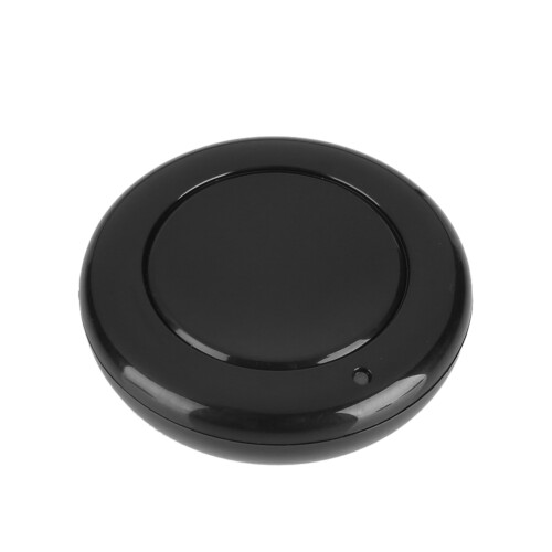 RF 433MHz EV1527 Wireless Remote Round Transmitter 1 Button Black Wall Mount 2