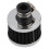 Universal 12mm Car Cold Air Intake Filter Kit Silver for Improved Engine Performance 3