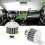 Universal 12mm Car Cold Air Intake Filter Kit Silver for Improved Engine Performance 6