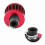 Universal 12mm Car Cold Air Intake Filter Kit, Red, Blue, Silver 7