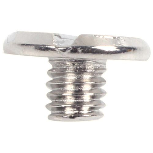 10 Sätze Lederriemen 5 x 6 mm silberne Schraubbindung 1