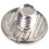 10 Sätze Lederriemen 5 x 6 mm silberne Schraubbindung 3