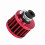 Universal 12mm Car Cold Air Intake Filter Kit, Red, Blue, Silver 13