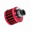 Universal 12mm Car Cold Air Intake Filter Kit, Red, Blue, Silver 16