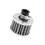Universal 12mm Car Cold Air Intake Filter Kit Silver for Improved Engine Performance 16