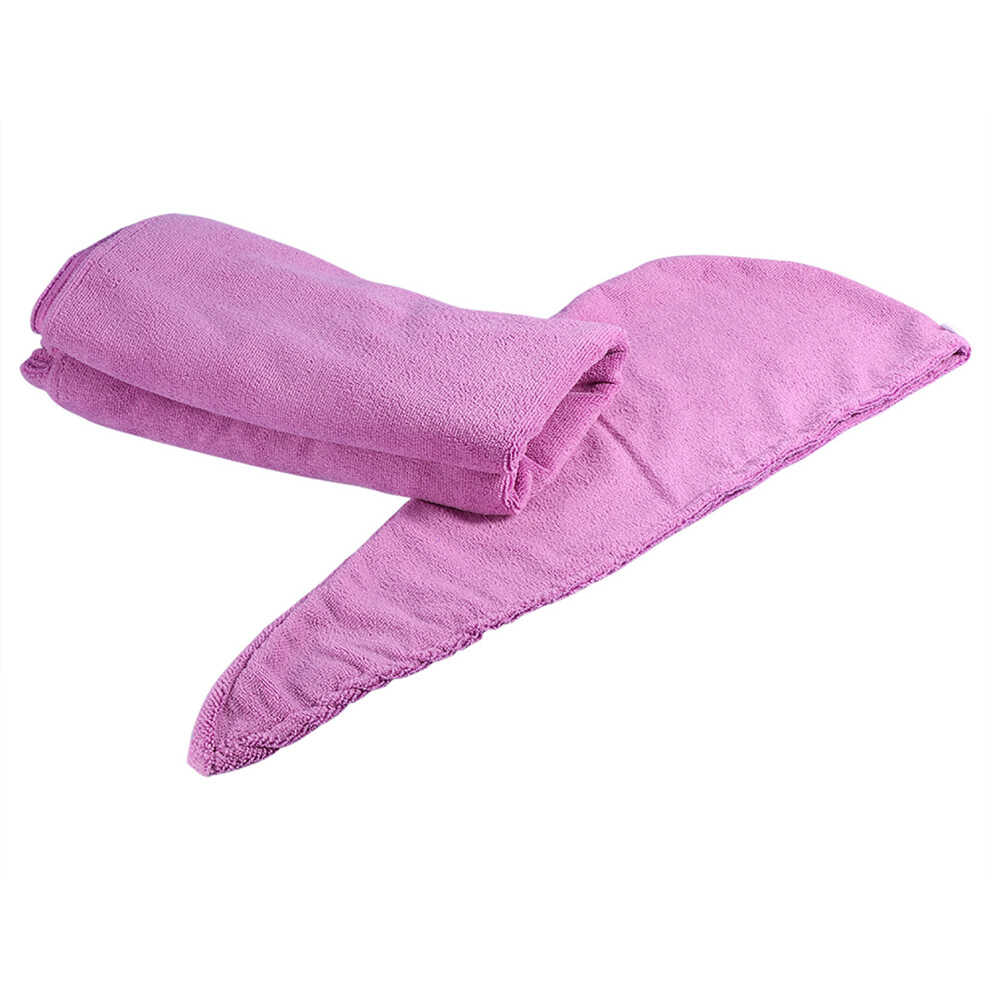 Spa Body Wrap with Hair Cap Purple