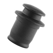 Universal Waterproof Dustproof Cover for Car Cigarette Lighter Socket, Black