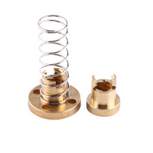 Spring Loaded T8 Threaded Nut for Lead Screw Anti Backlash 3D Printer Component