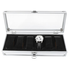 6 Grid Aluminium Jewellery Box