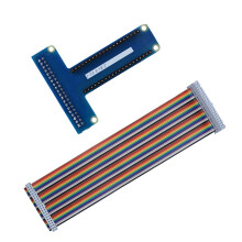 T Type GPIO Extension Board 40Pin Ribbon Cable Kit for Raspberry Pi 1B+/2B/3B