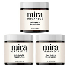 (3pcs) Mira Schmerzlinderungscreme, 120 ml Bio-Massagecreme für Rücken, Nacken, Hände, Knie