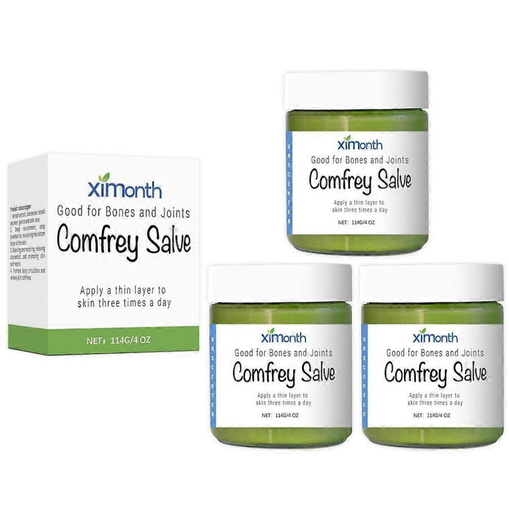 Cream (3Pcs) Comfrey Ointment 1-3 Pack: Relieve Joint & Muscle Pain, Soreness Relief