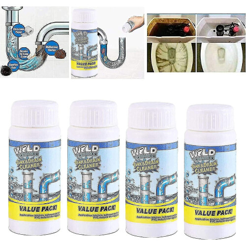 (1 Pc) Wild Tornado Detergente per lavandini e scarichi, detergente schiumogeno rapido per tubi di WC e cucina