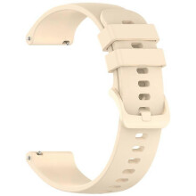 (LightYellow) Garmin Vivoactive 5 20mm Silicone Quick Release Watch Band