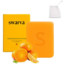 (1pc) 1-3x Swarva Persimmon Seifenstück - Deodorant gegen Körpergeruch für Männer und Frauen