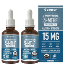 (2pcs) Active L-Methylfolate 15mg with Methyl B12 Cofactor