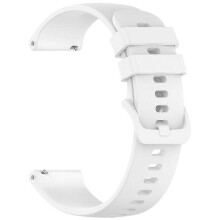 (White) Cinturino in silicone a sgancio rapido da 20 mm per Garmin Vivoactive 5.