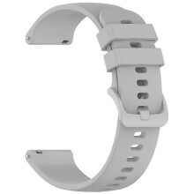 (Grey) Cinturino in silicone a sgancio rapido da 20 mm per Garmin Vivoactive 5.