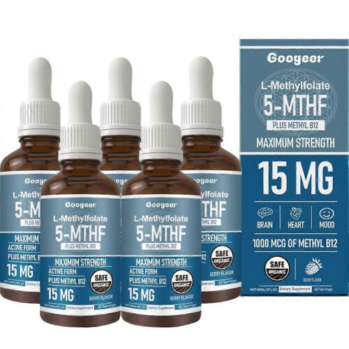(5pcs) Active L-Methylfolate 15mg with Methyl B12 Cofactor