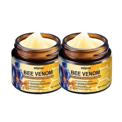 (2PCS) 1-5x Bee Venom Joint Relief Cream 60g for Back, Neck, Hands, Knees