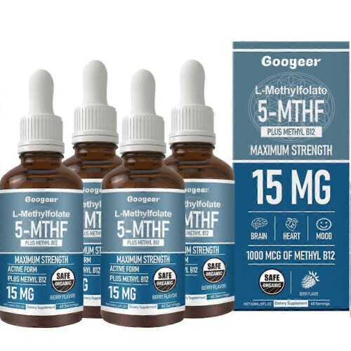 (4pcs) Active L-Methylfolate 15mg with Methyl B12 Cofactor